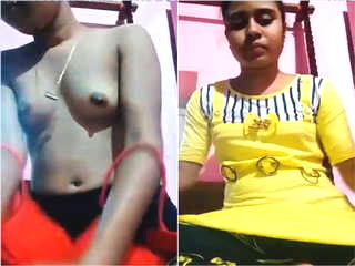Today Exclusive Cute Desi Girl Top Part