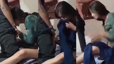 Young desi cousin girl first blowjob video